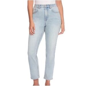 Frye Jeans Light Wash High Waisted Straight Leg Women's Size 12 31